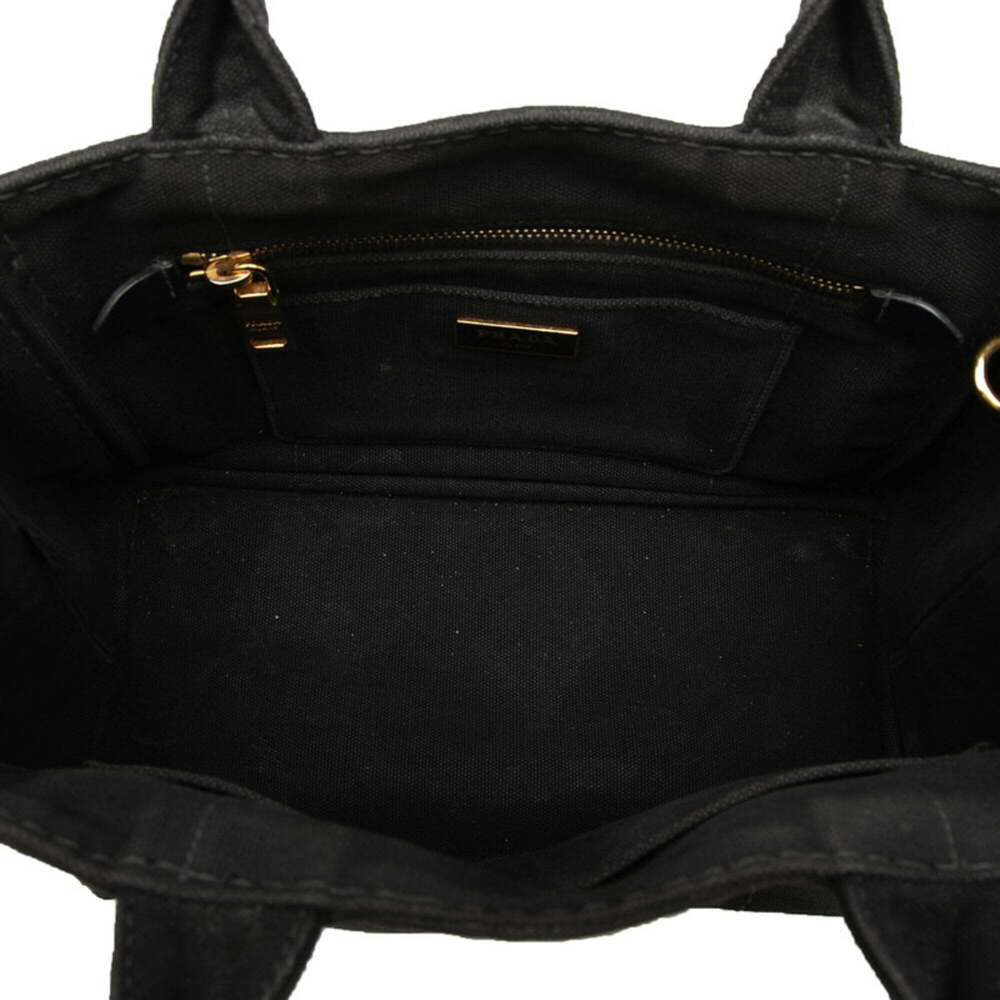 PRADA Black Canvas Shoulder Bag - Picture 4 of 5